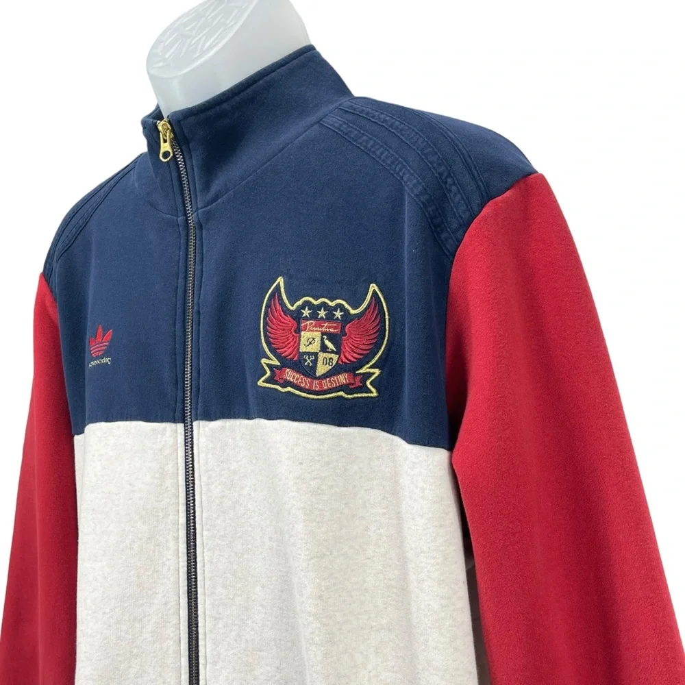 Adidas Skateboarding x‎ Primitive | Men’s XL | Zip-Up Red Blue Cream Jacket